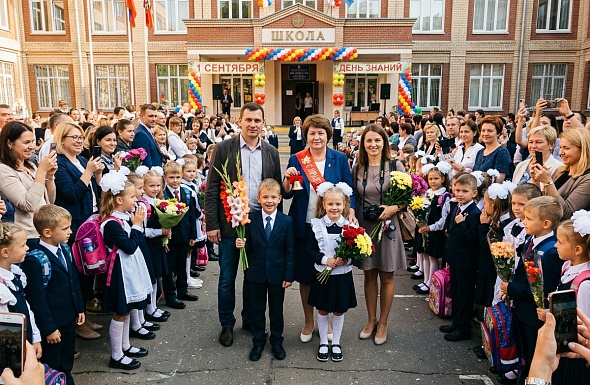 1-е сентября в Барнауле