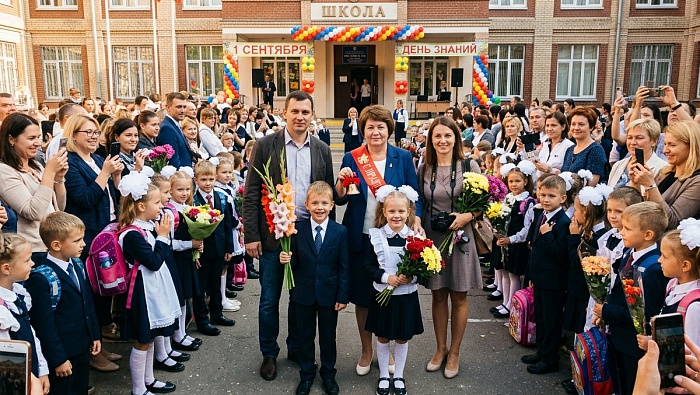 1-е сентября в Барнауле